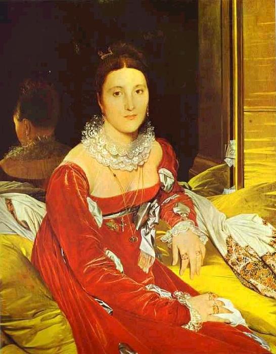 Jean Auguste Dominique Ingres Portrait of Madame de Senonnes. oil painting image